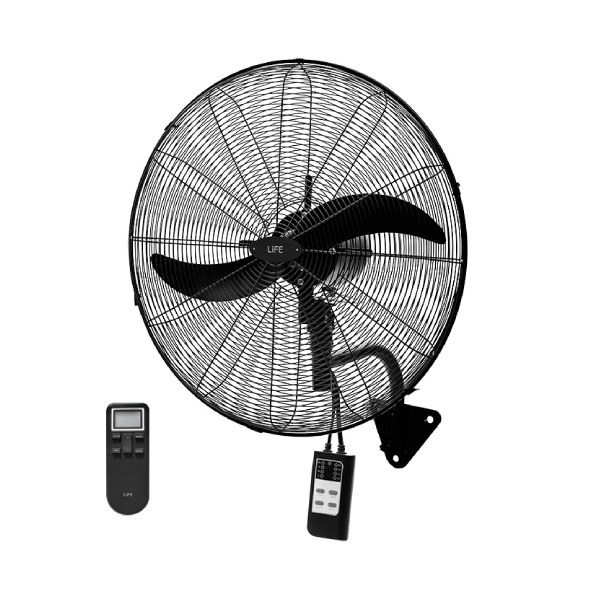 LIFE 221-0346 Επιτοίχιος Ανεμιστήρας, 26″ Μαύρο