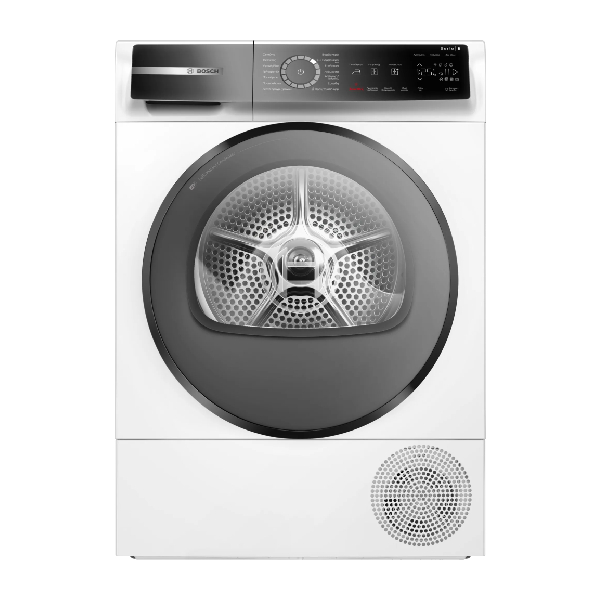 BOSCH WQB245B8GR Σειρά 8 Στεγνωτήριο Ρούχων 9 kg με Ελληνική Μετώπη, Άσπρο