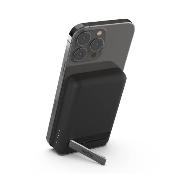 BELKIN BPD004BTBK Μαγνητικό Power Bank/Φορητή Μπαταρία με Ασύρματη Φόρτιση, 5000 mAH
