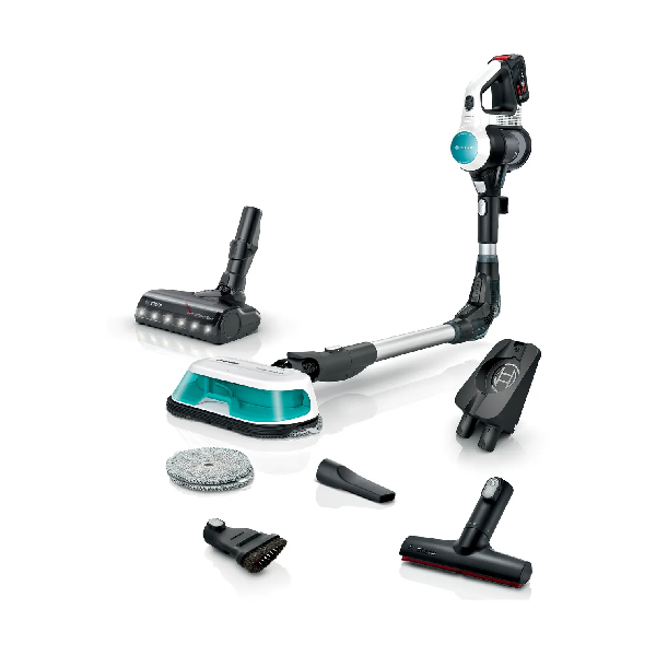 BOSCH BCS71HYG1 Unlimited 7 ProHygienic Aσύρματη Σκούπα – Σφουγγαρίστρα Χειρός, Λευκό