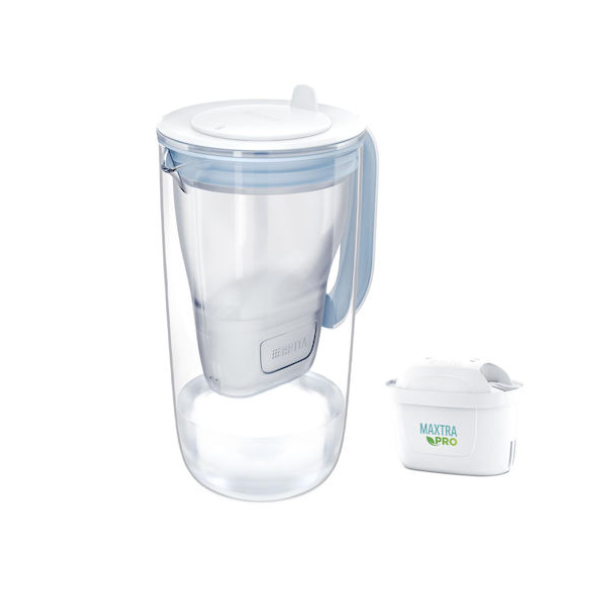 BRITA Γυάλινη Κανάτα Σερβιρίσματος με Φίλτρο Pro All-in-1, 2500ml