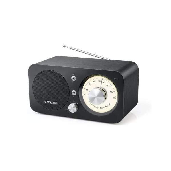 MUSE M-095 BT Ρετρό Ραδιόφωνο με Bluetooth, Μαύρο