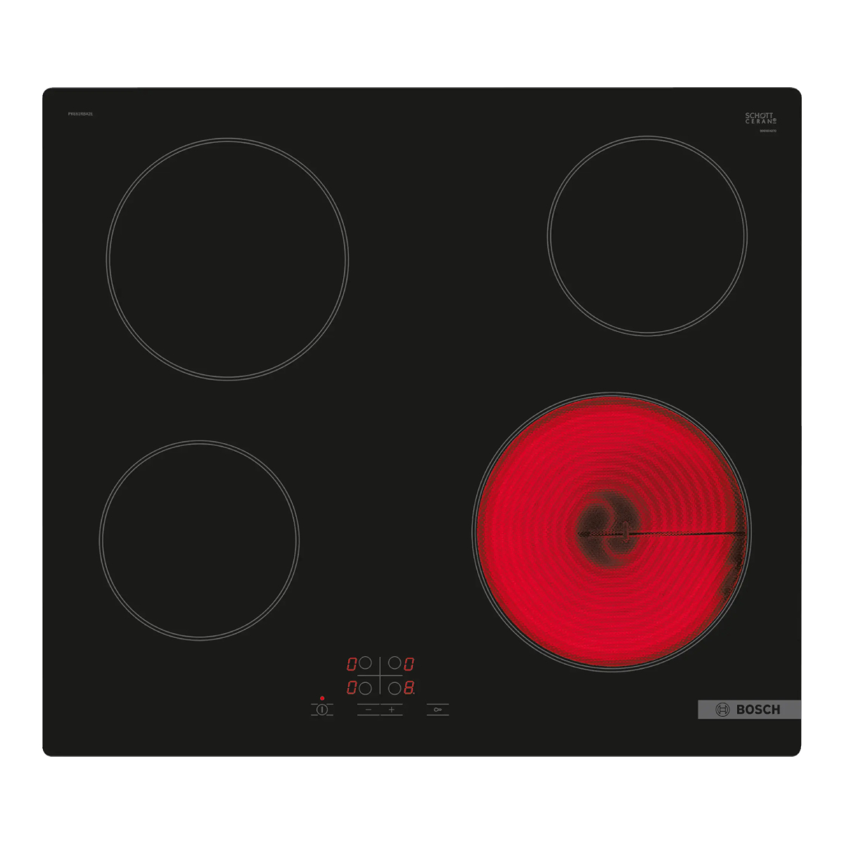 BOSCH PKE61RBA2E Κεραμική Εστία, 59.2cm
