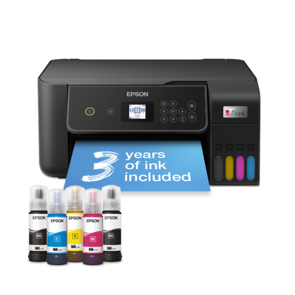 EPSON EcoTank L3280 Α4 Πολυμηχάνημα Wi-Fi με Δοχεία Μελανιού, με Αρχικό Μελάνι έως και 3 έτη, Μαύρο