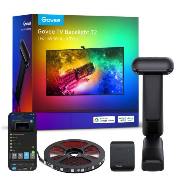 GOVEE H605C Envisual T2, Οπίσθιος Φωτισμός LED για Τηλεοράσεις 55-65″