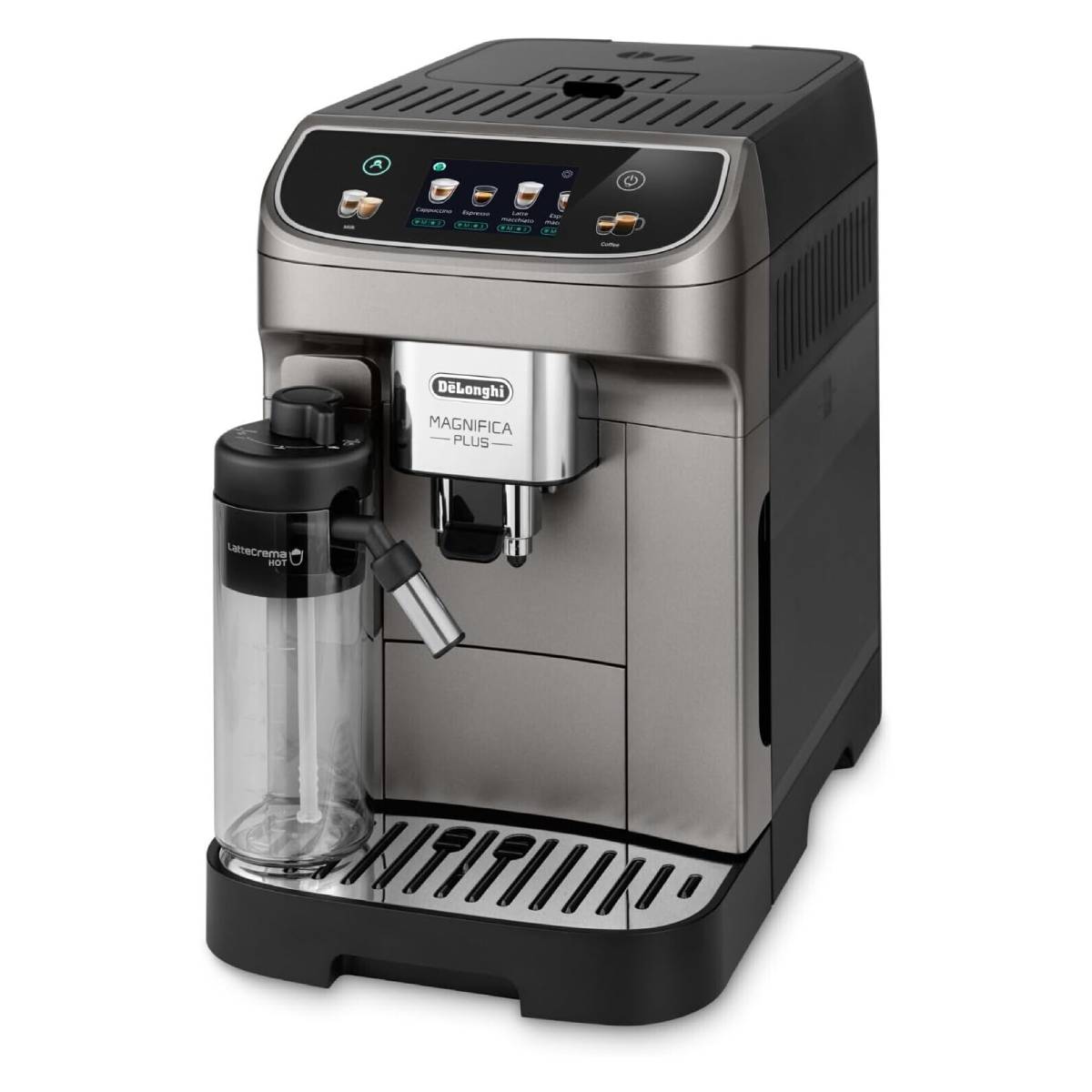 DELONGHI ECAM320.70.TB Plus Αυτόματη Μηχανή Espresso, Μαύρο Τιτανίου
