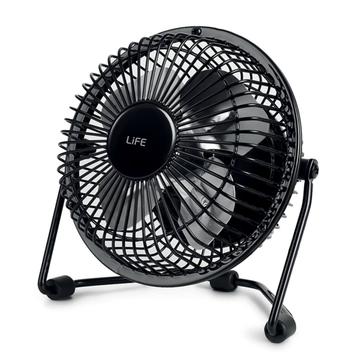LIFE 221-0397 Super 4 Mini Ανεμιστήρας, Μαύρο