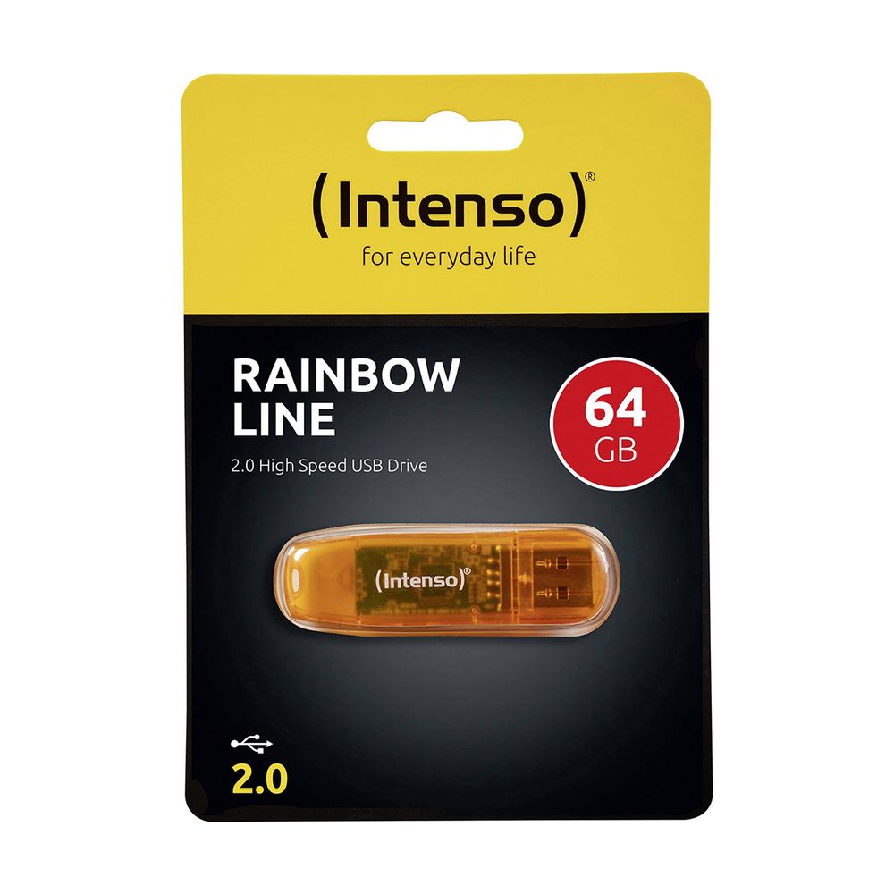 Intenso 64GB Rainbow Line Orange