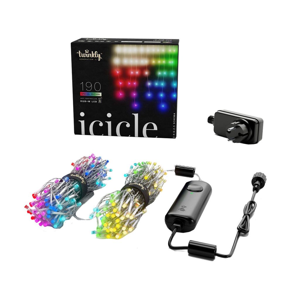 Twinkly Icicle 190xRGBW LED 5m