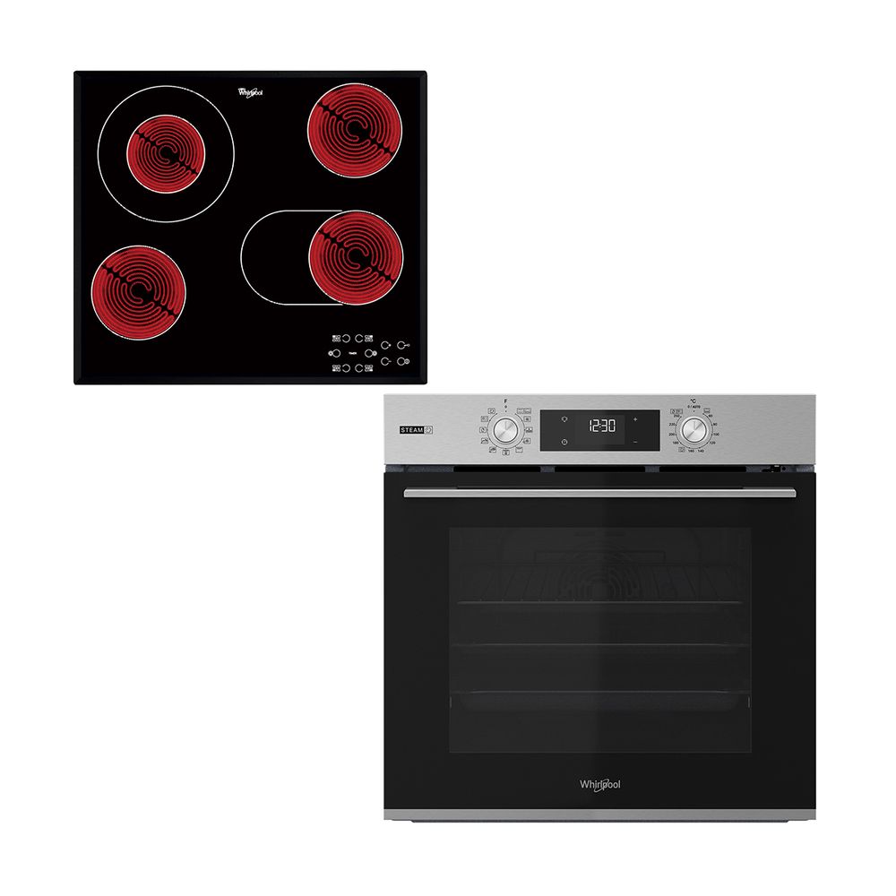 Whirlpool OMSK58RU1SX Inox & AKT 8190/BA