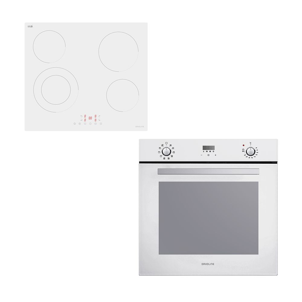 Davoline WVC 6005 & BBA 6010 White Glass
