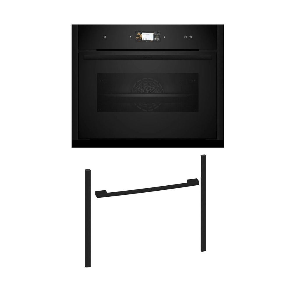 Neff NFS45E2D0 Εντοιχιζόμενος φούρνος C29FS3AY0 & 45 cm Deep Black Flex Design Kit