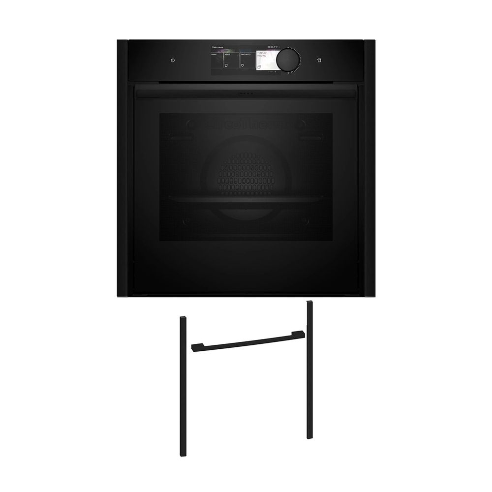 Neff NVS60P6D0 Εντοιχιζόμενος φούρνος B69VY7MY0 & Deep Black Flex Design Kit