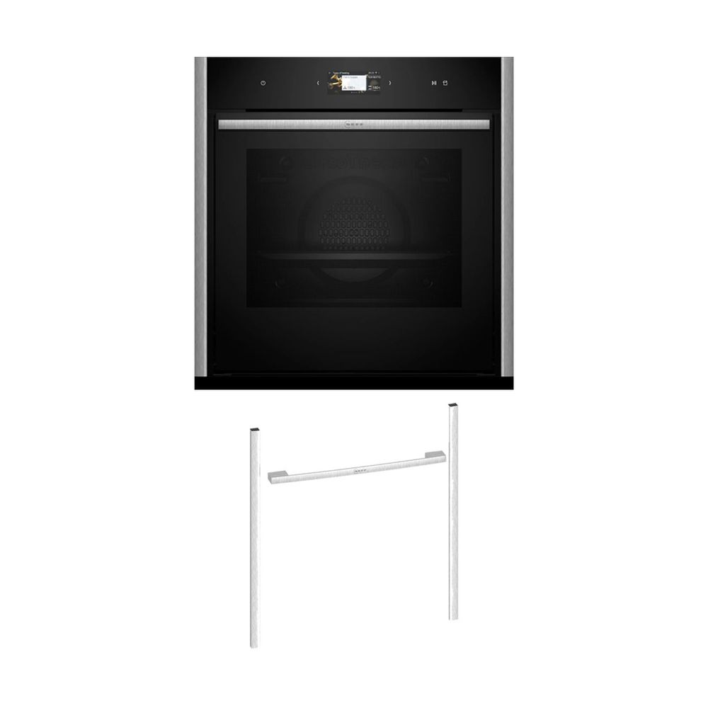 Neff NVS60E6M0 Εντοιχιζόμενος φούρνος B69VS3AY0 & Metallic Silver Flex Design Kit