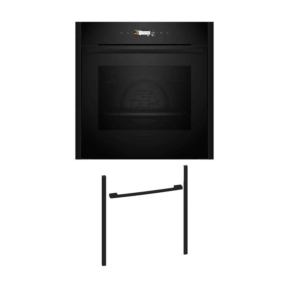 Neff NOV60P2D0 Εντοιχιζόμενος φούρνος B29CR7KY0 & Deep Black Flex Design Kit