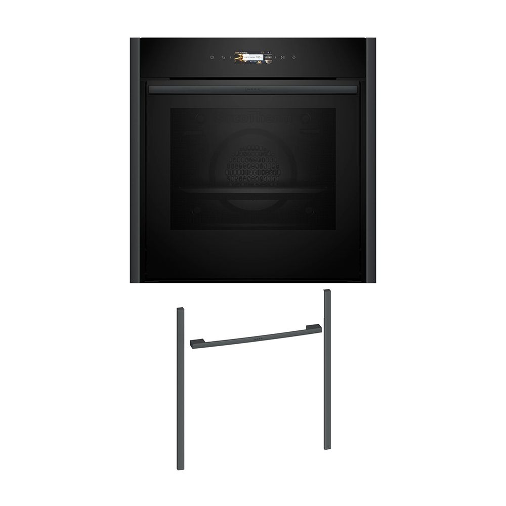 Neff NOV60E6A3 Εντοιχιζόμενος φούρνος B59CR31Y0 & Anthracite Grey Flex Design Kit