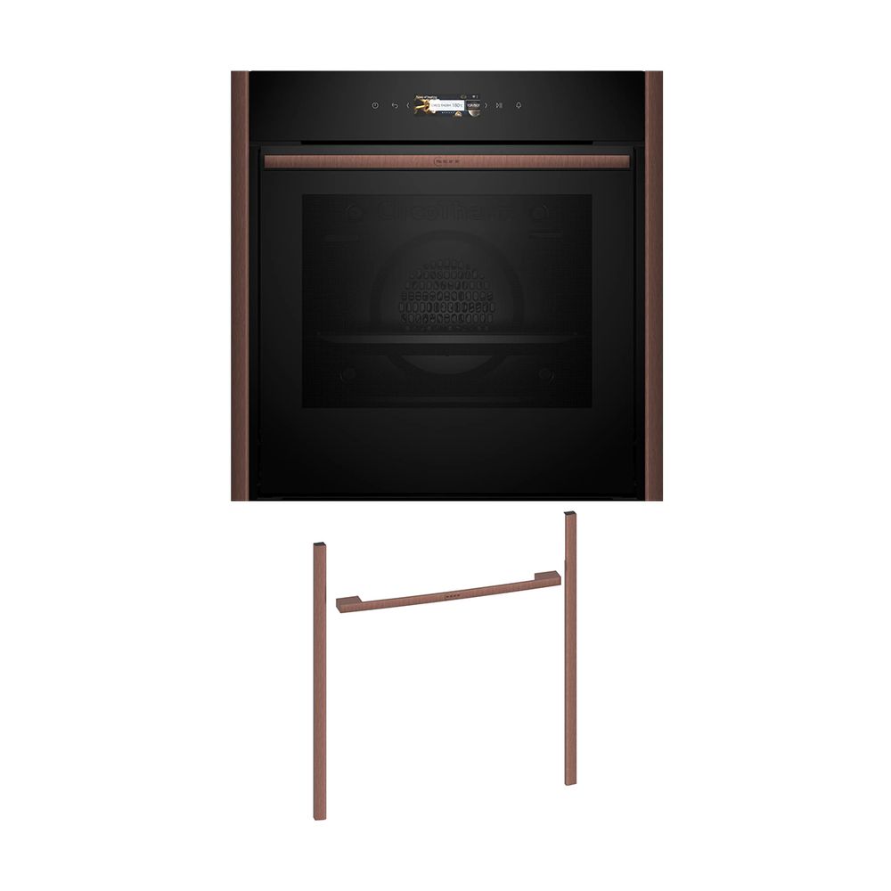 Neff NOV60E6B3 Εντοιχιζόμενος φούρνος B59CR31Y0 & Brushed Bronze Flex Design Kit