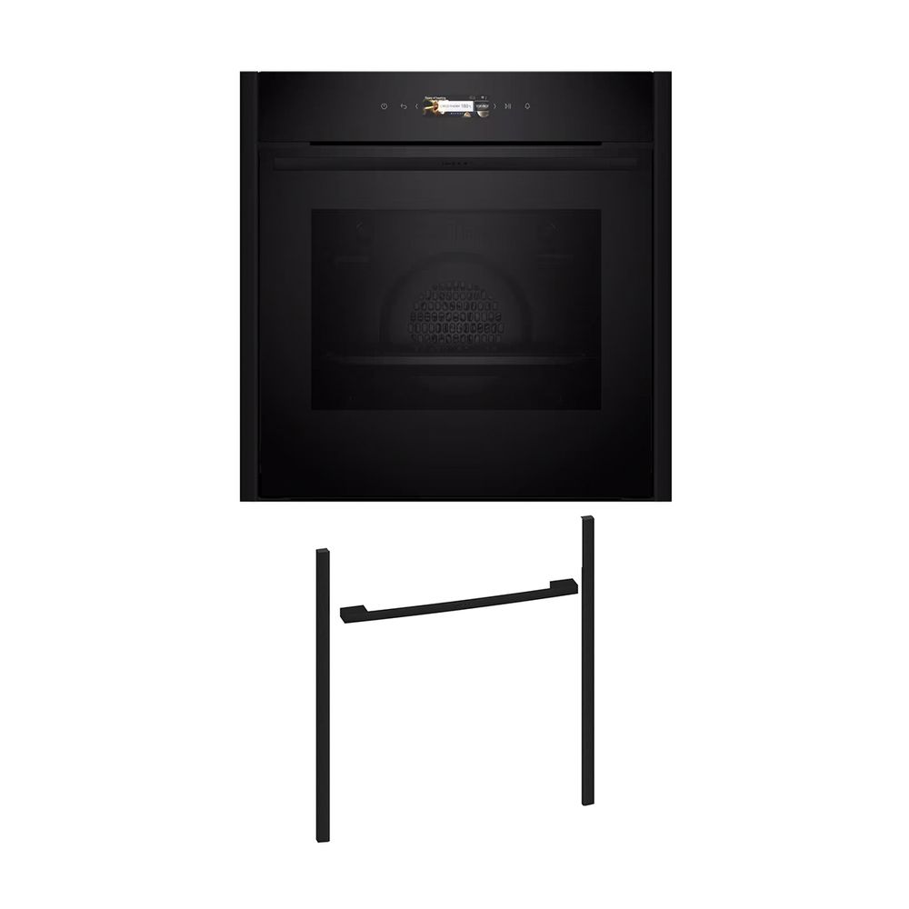 Neff NOV60E2D0 Εντοιχιζόμενος φούρνος B29CR3AY0 & Deep Black Flex Design Kit