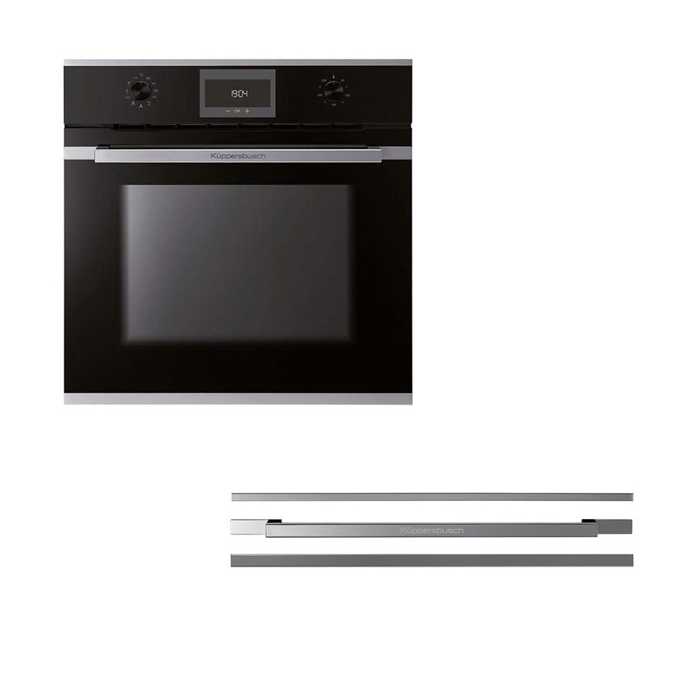 Küppersbusch B6330.0S & Design Kit DK3000 Silver Chrome