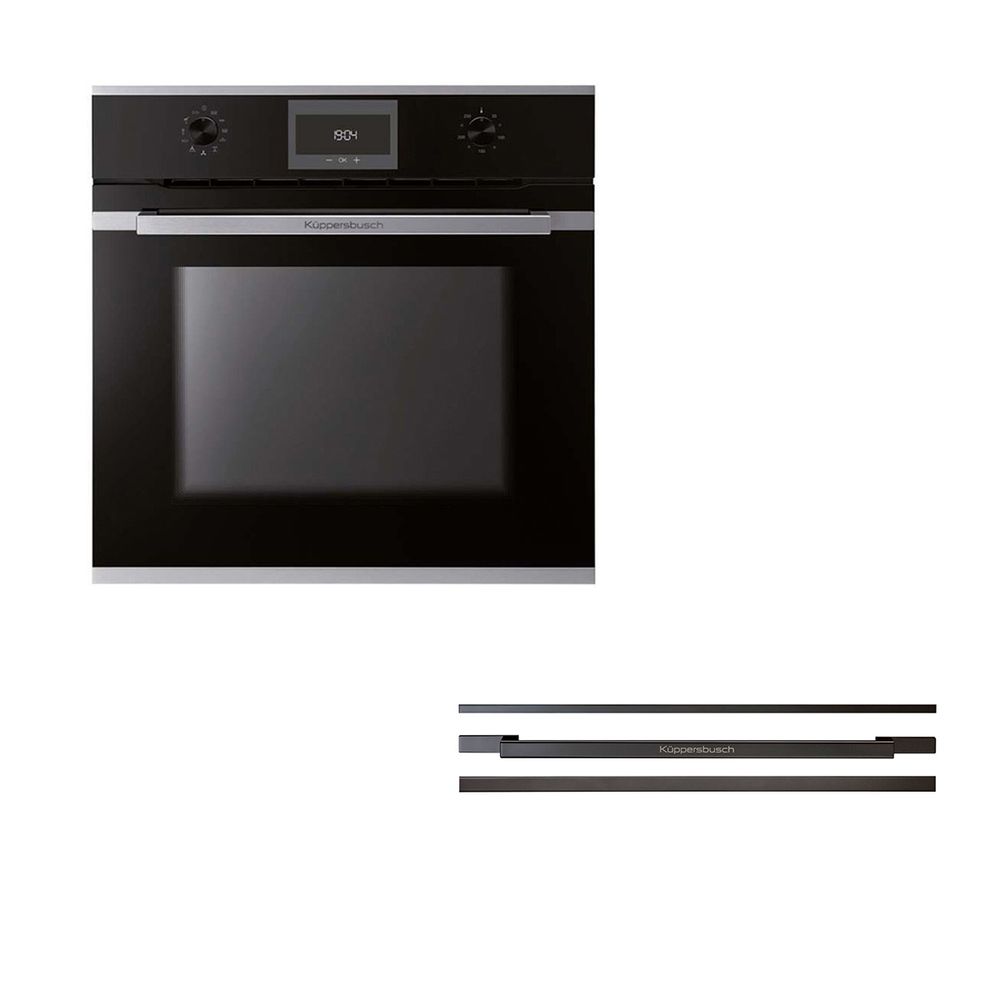 Küppersbusch B6330.0S & Design Kit DK2000 Black Chrome