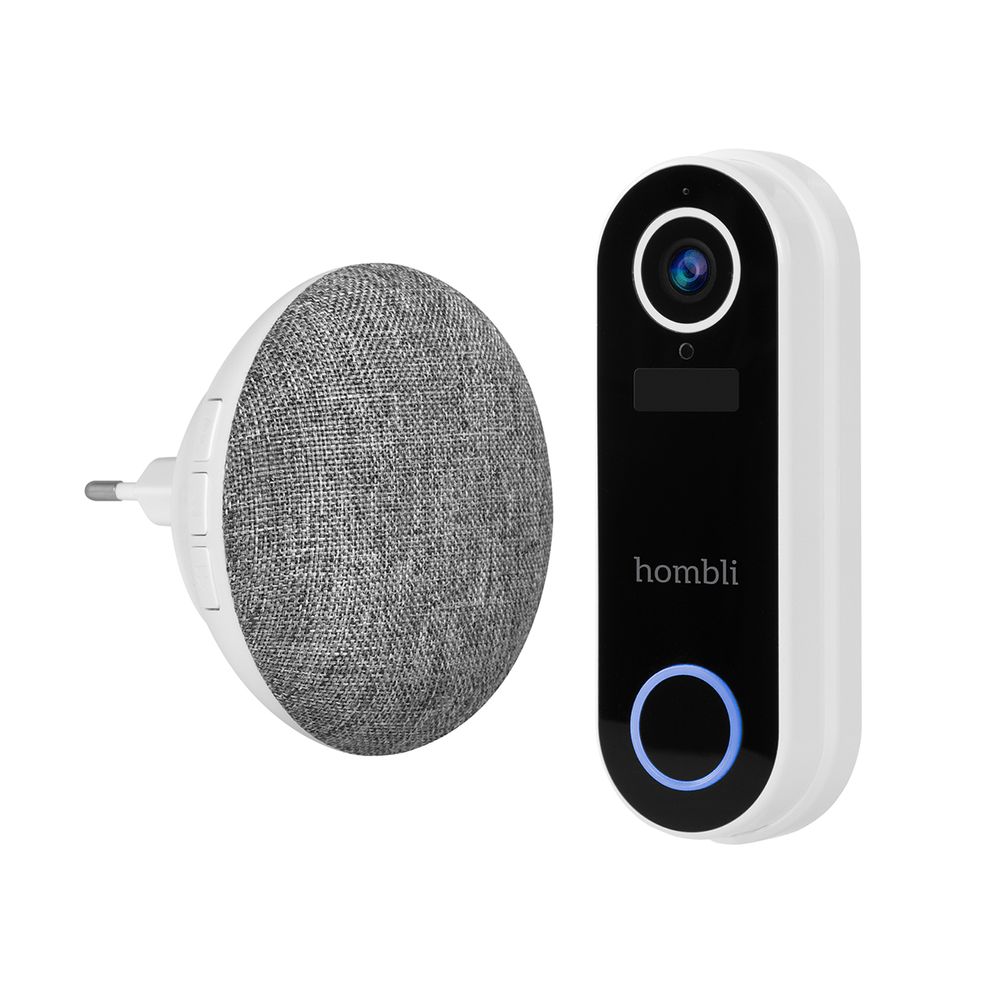 Hombli Smart Doorbell 2 & Chime 2 White