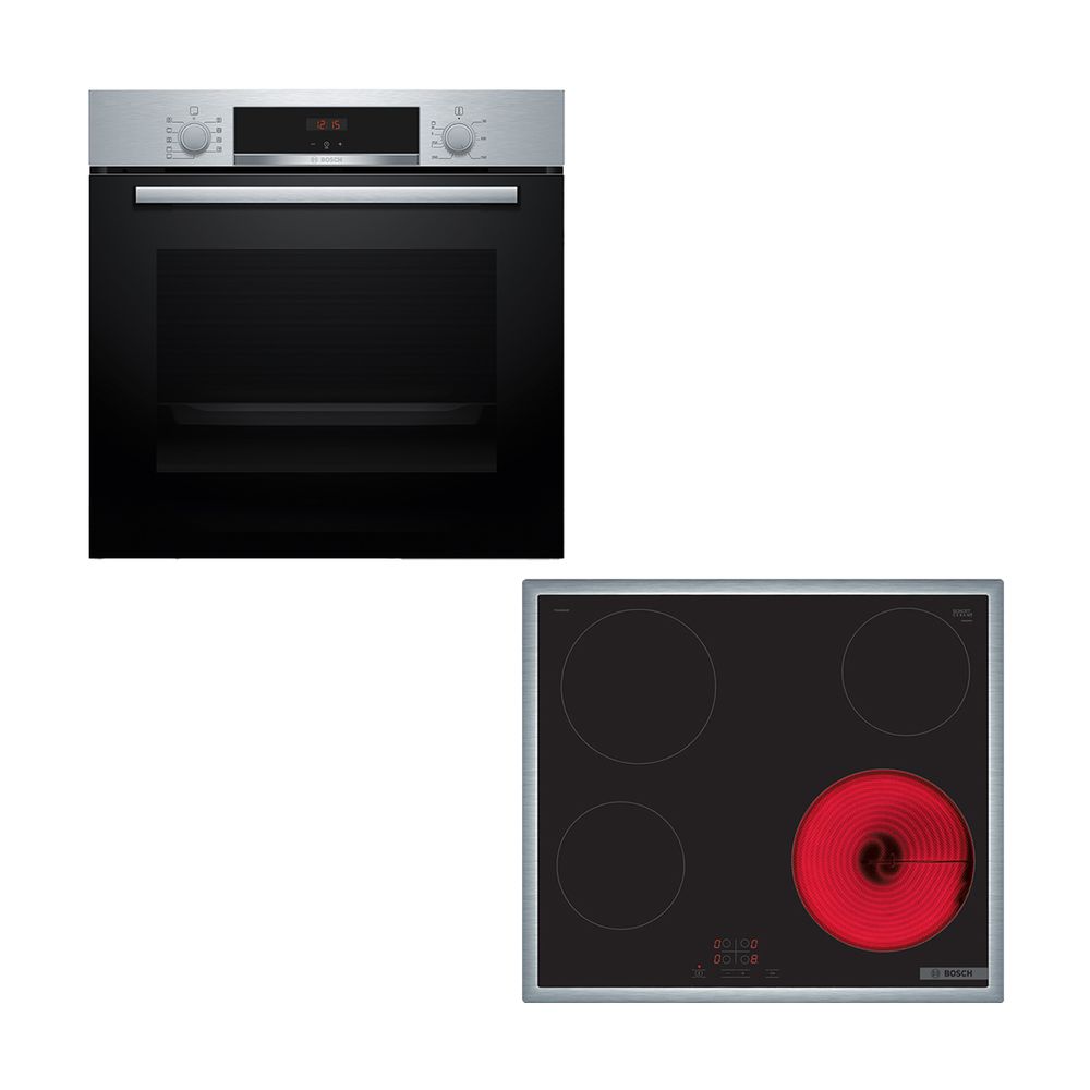 Bosch HBA514BS3 & PKE645BA2E Inox