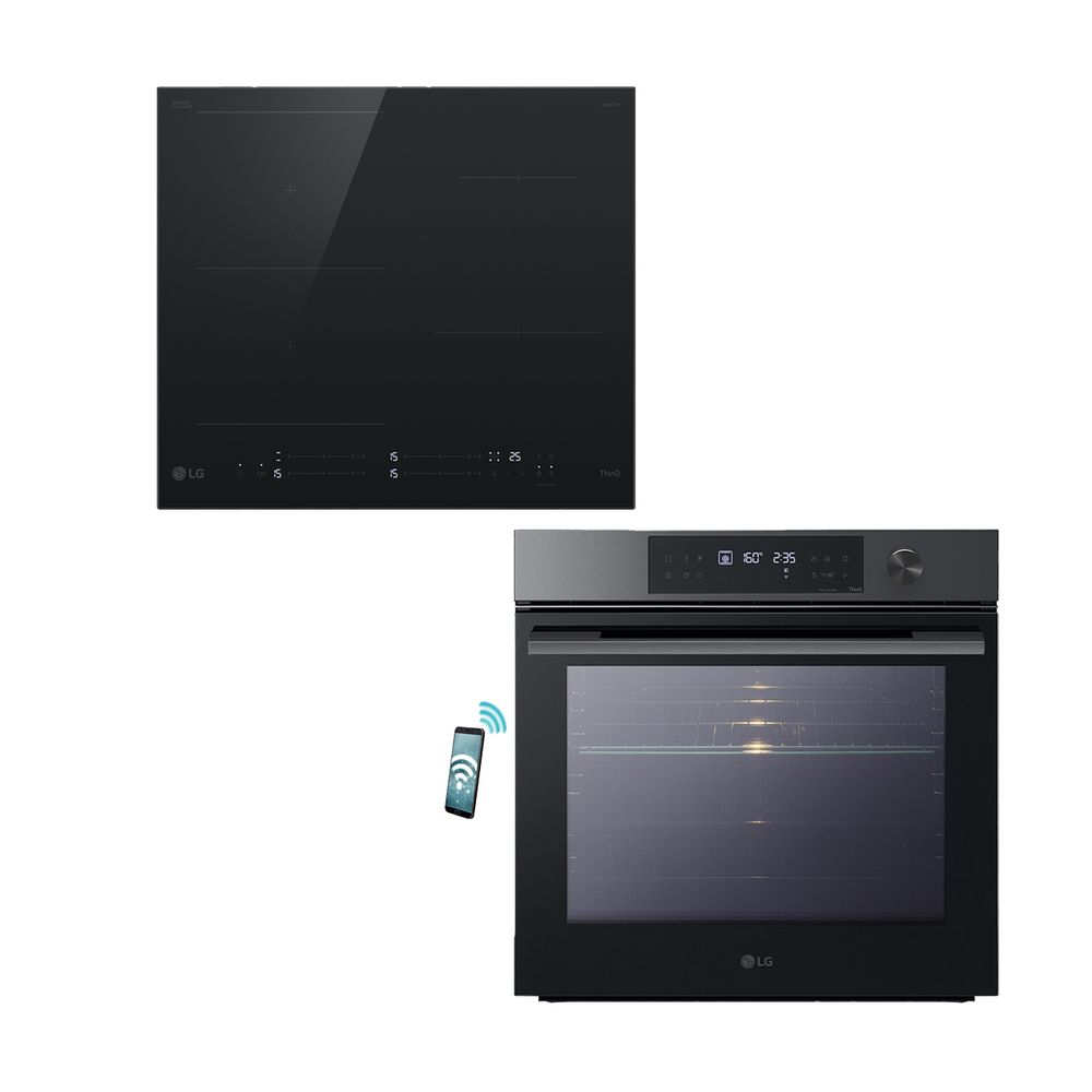 LG CBIZ2435B & WS7D7631WB Ανθρακί