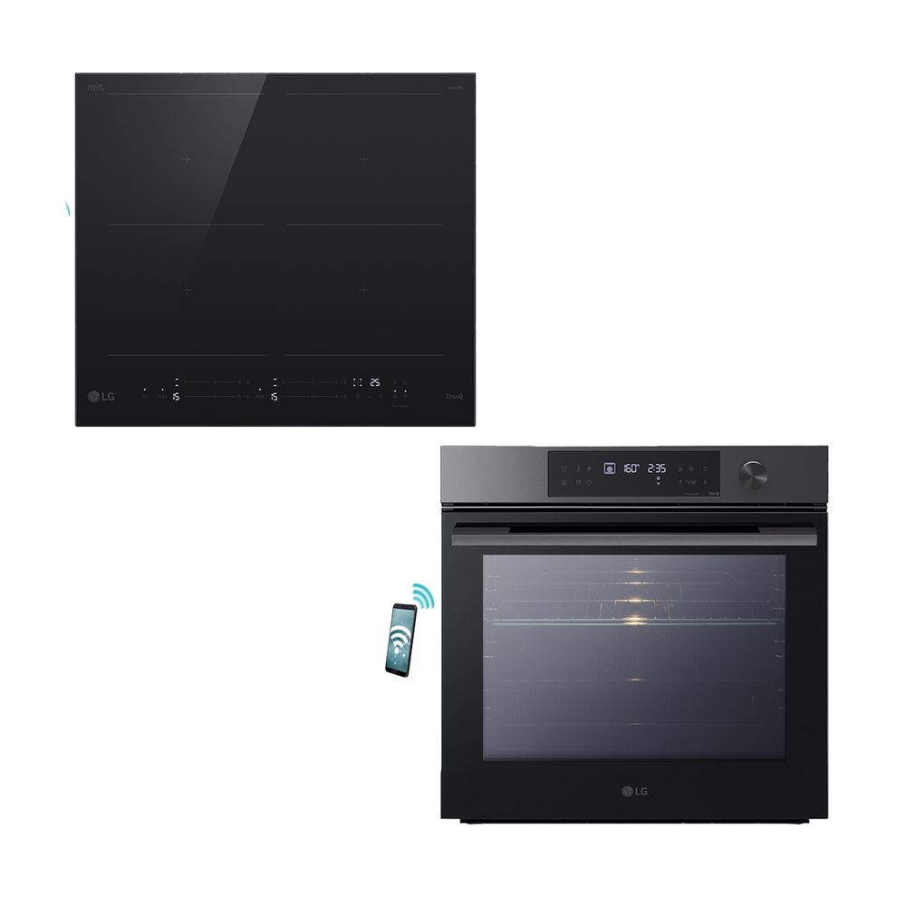 LG CBIZ2437B & WS7D7631WB Ανθρακί