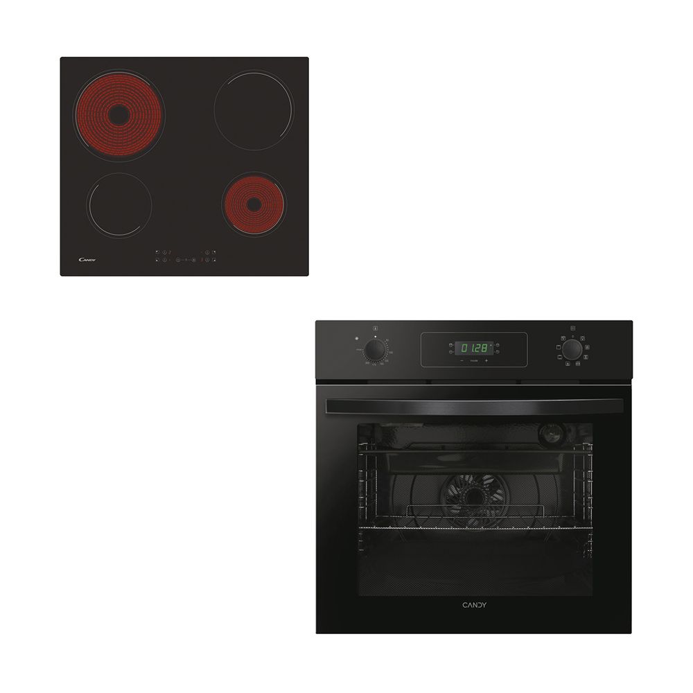Candy FIDCP N615 L Black & CH64CCB/4U2