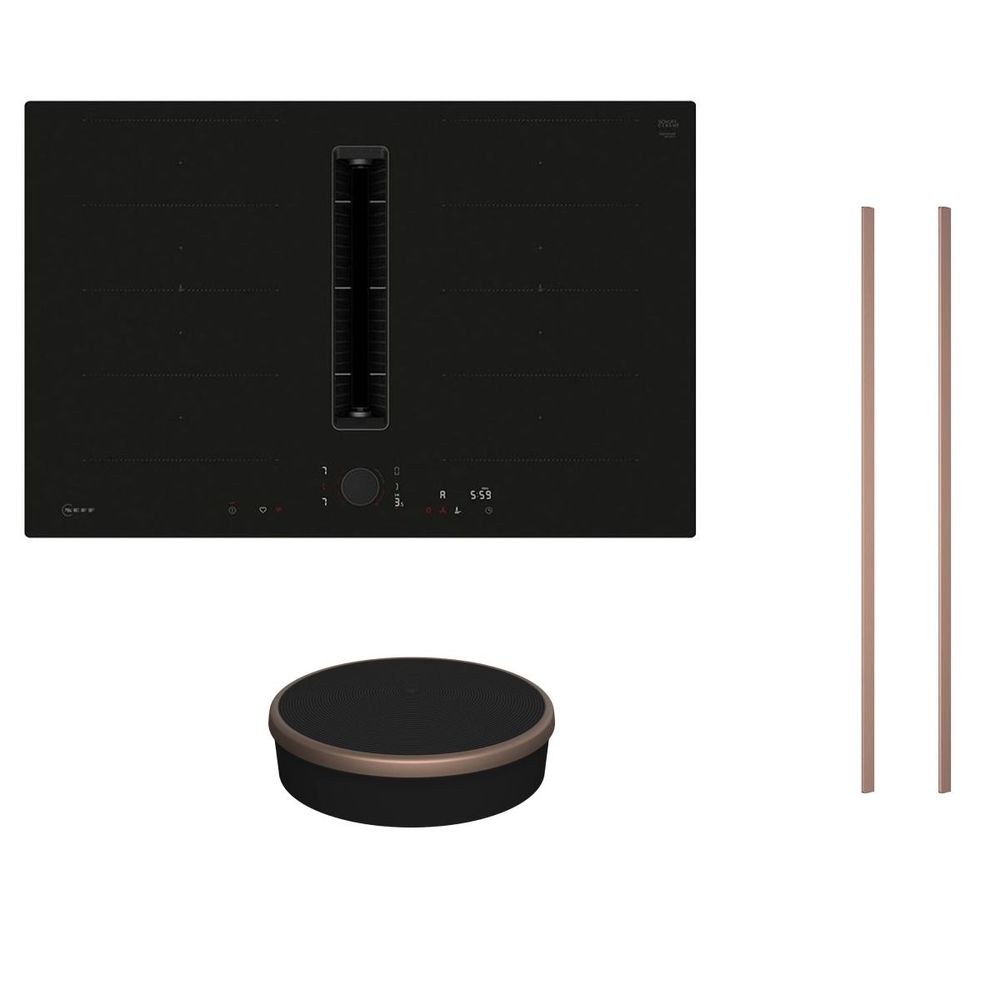 Neff V68YYX4B0 Επαγωγική Εστία & Z9801TWBY0 Twist Pad Flex & Z9802PFBY0 Brushed Bronze Flex Design