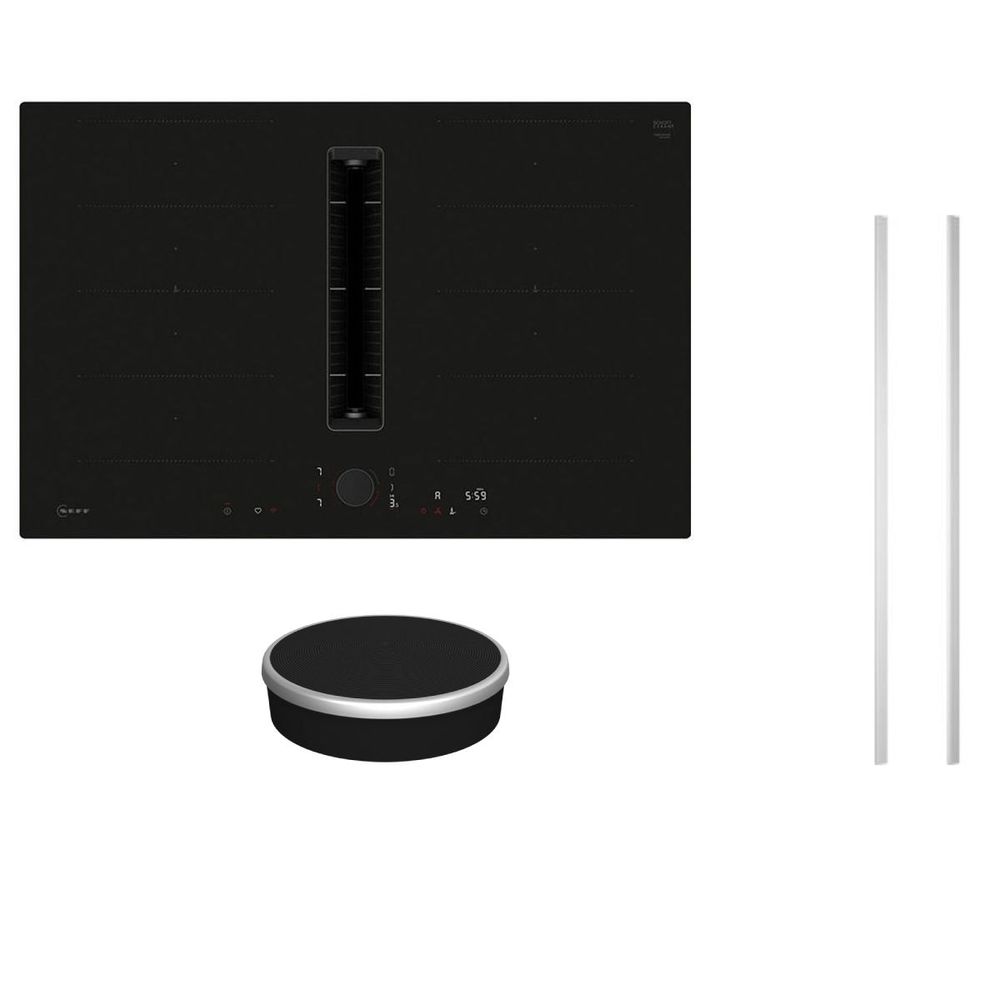 Neff V68YYX4B0 Επαγωγική Εστία & Z9801TWMY0 Twist Pad Flex & Z9802PFMY0 Metallic Silver Flex Design