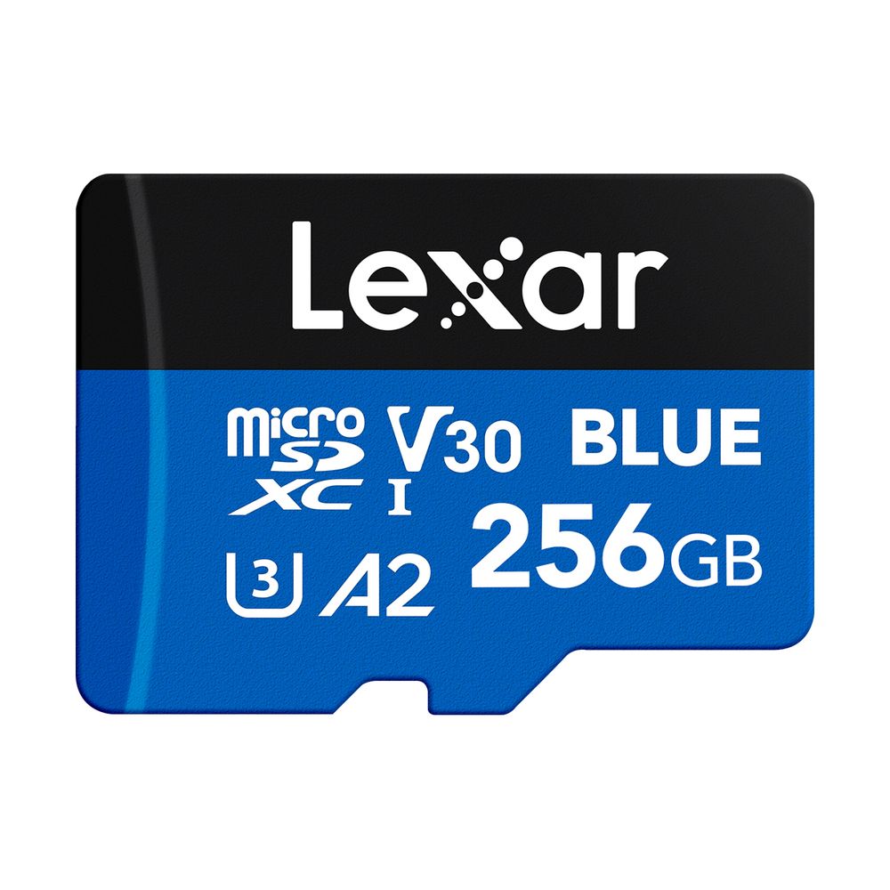 LEXAR microSD 256GB 170MB V30 A2 Blue