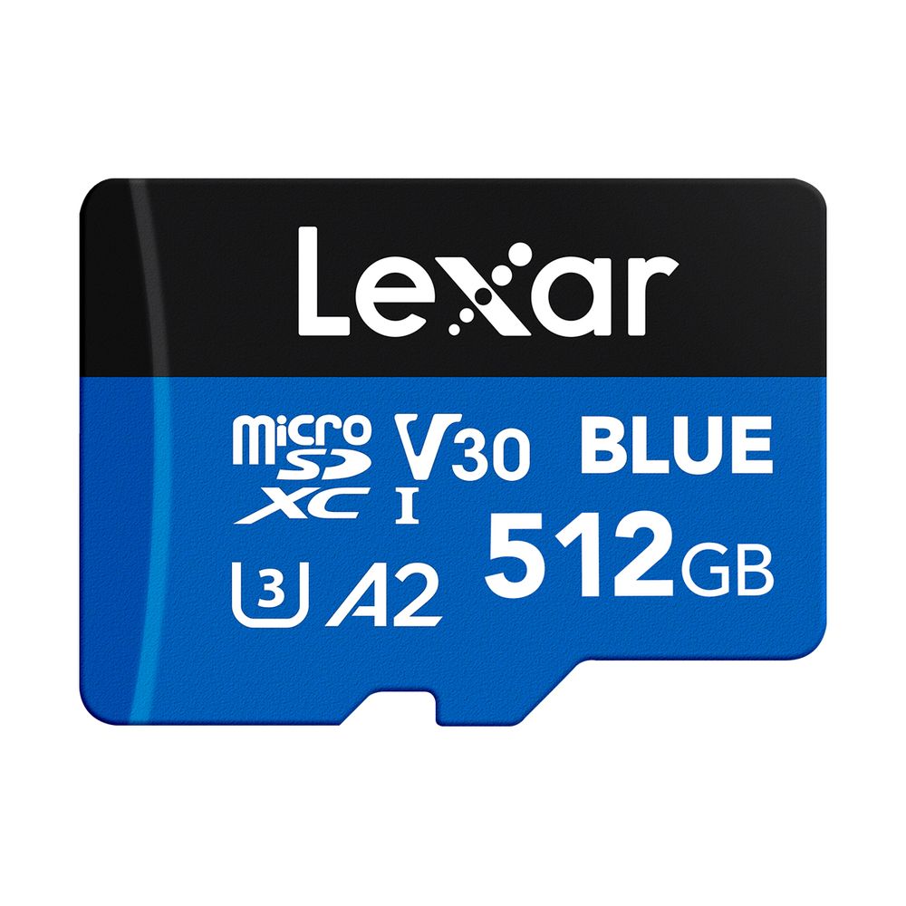 LEXAR microSD 512GB 170MB V30 A2 Blue