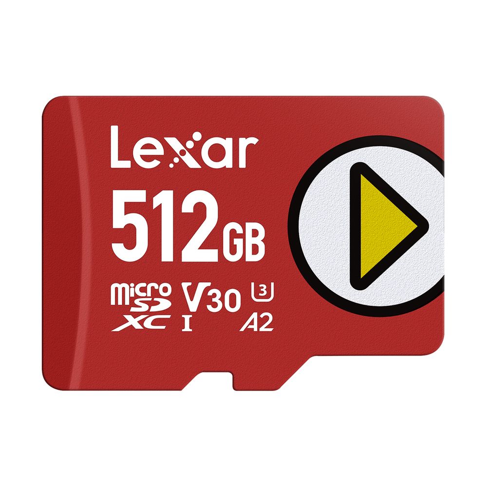 LEXAR microSD Play 512GB 205R/140W A2
