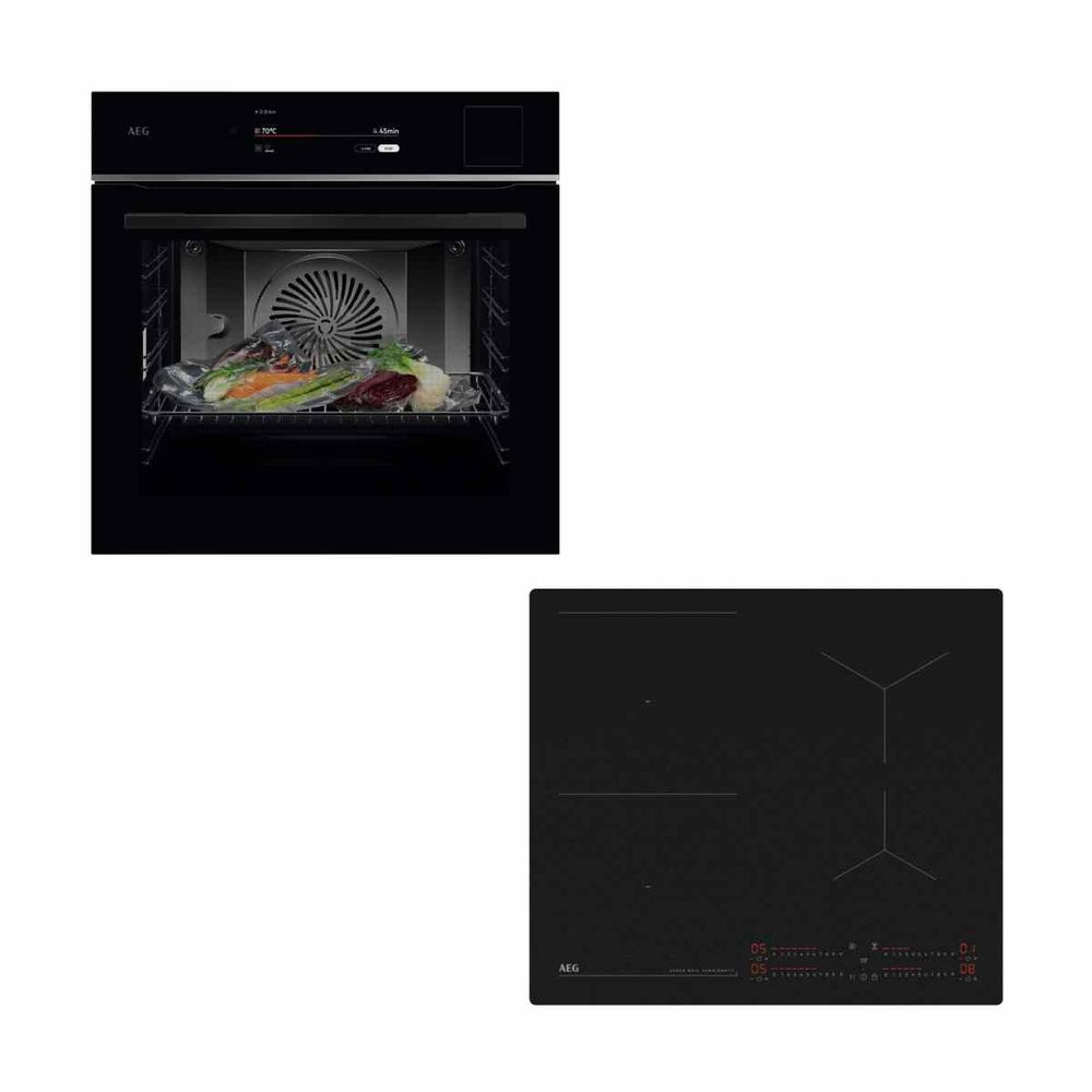 AEG TP9SB831AB Black Φούρνος & TI64IB10IZ Black Επαγωγική Εστία