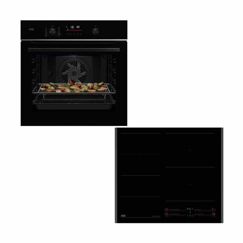 AEG TS6PB531AB Black Φούρνος & TI64IG00FB Επαγωγική Εστία