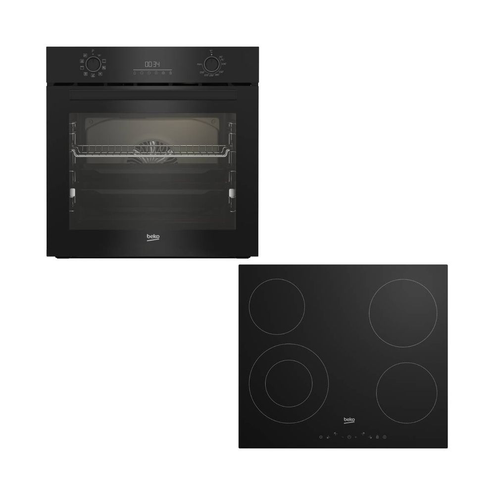 Beko BBIM18302BCSE Φούρνος & HIC 64402 E Εστία