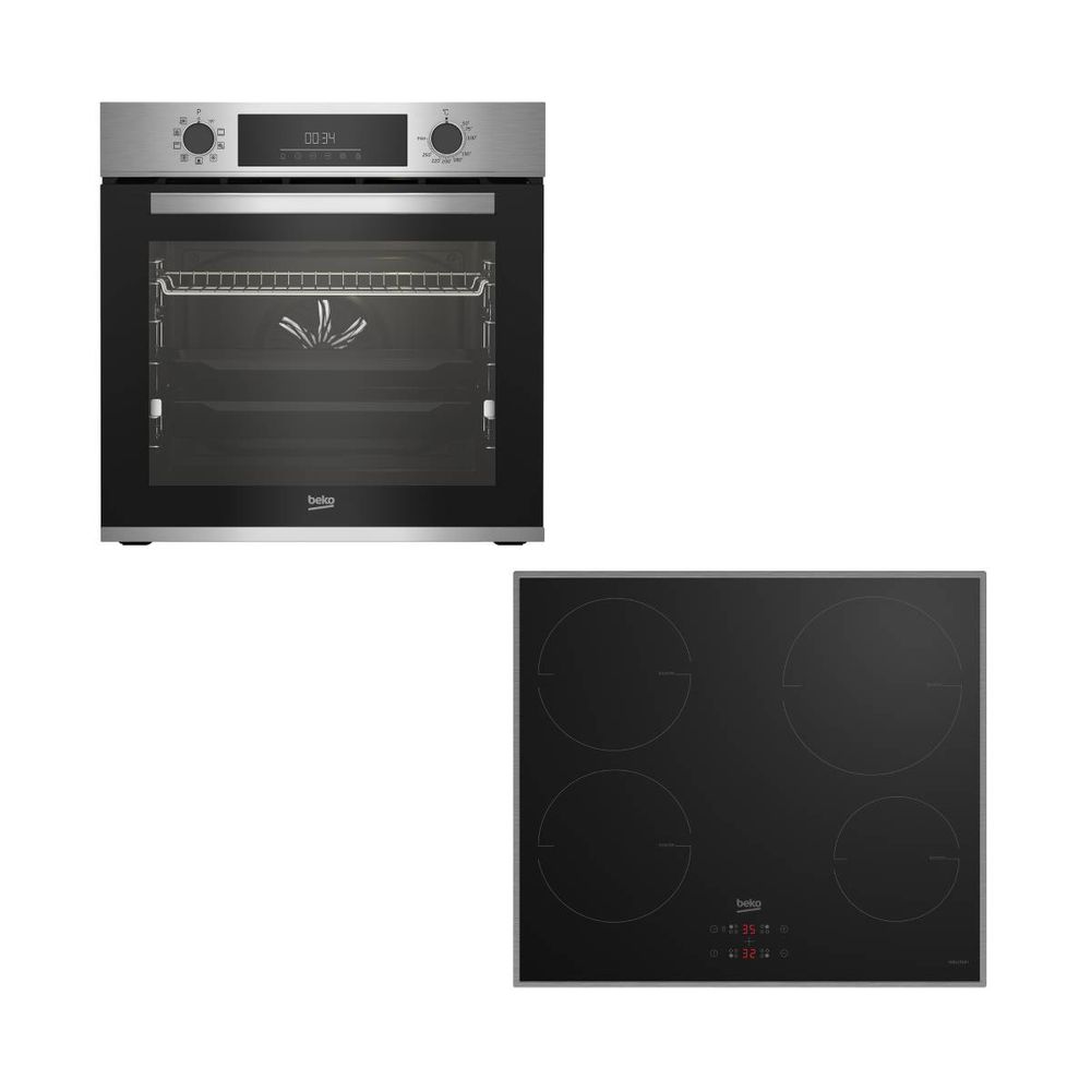 Beko BBIM12300XDSE Inox Φούρνος & HII 64400 MTX Επαγωγική Εστία