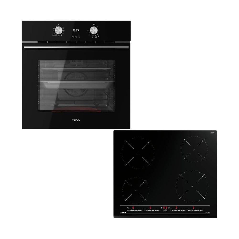 Teka EasySteam HLB 8408 BK Φούρνος & IZC 64010 Εστίες Επαγωγικές
