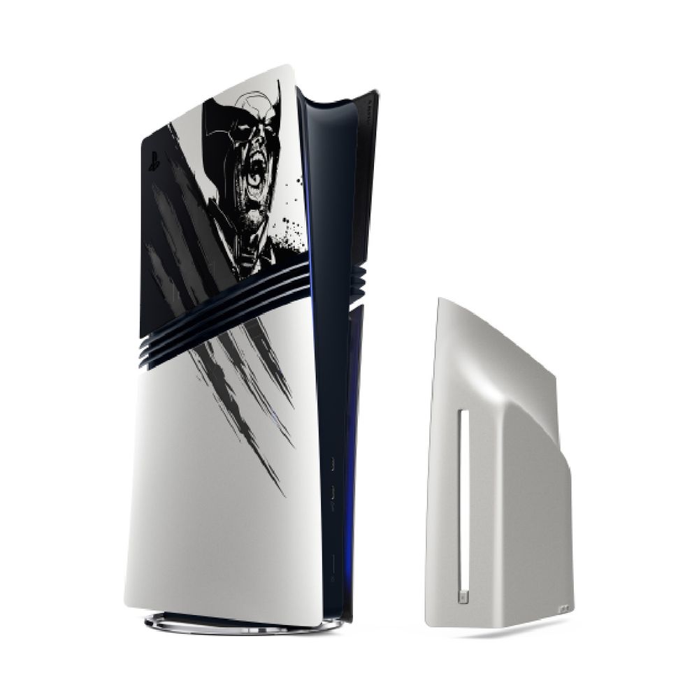 Sony PS5 Pro Console Cover Wolverine Adamantium