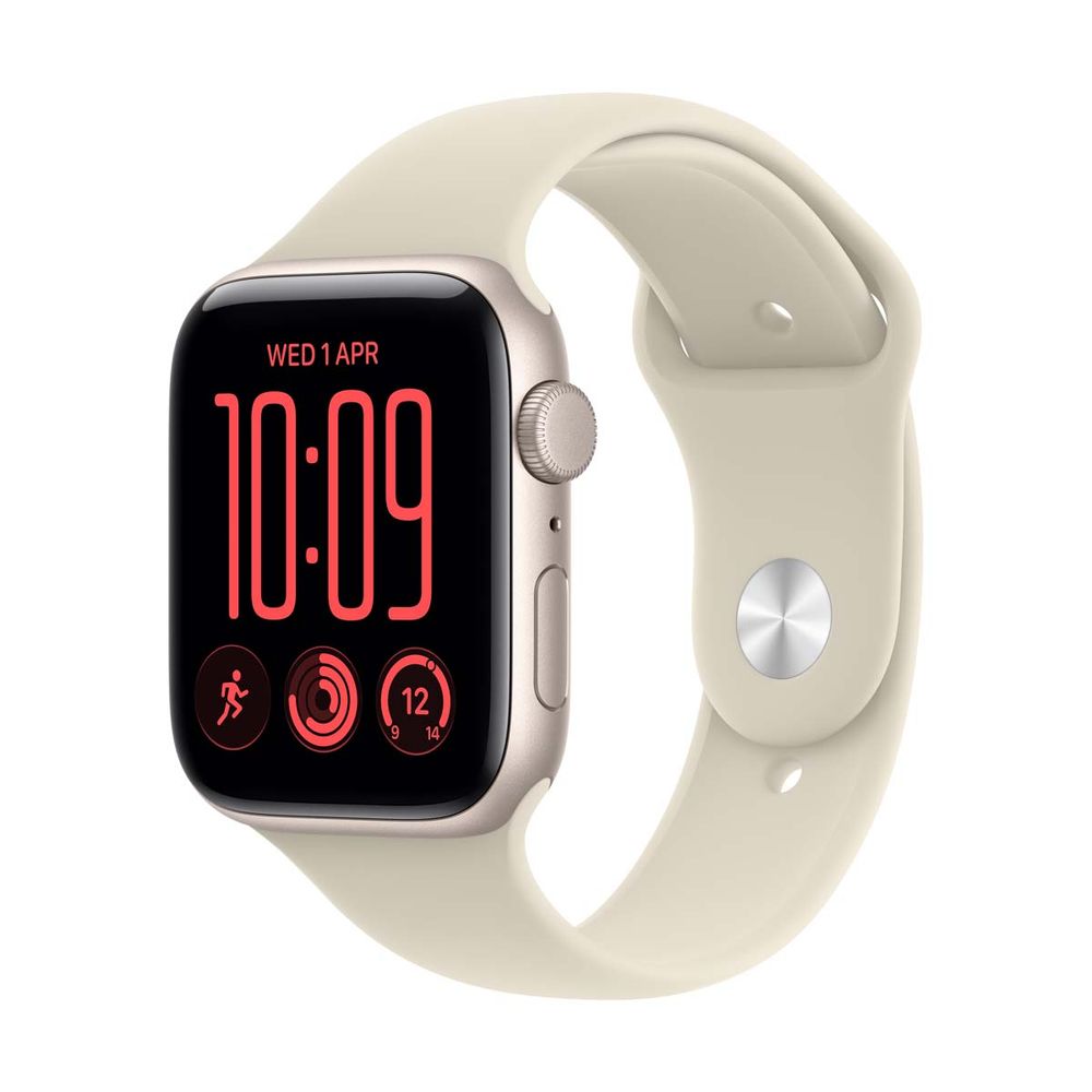 Apple Watch SE 3 GPS + Cellular 40mm Starlight Aluminium Case Sand Sport Band S/M