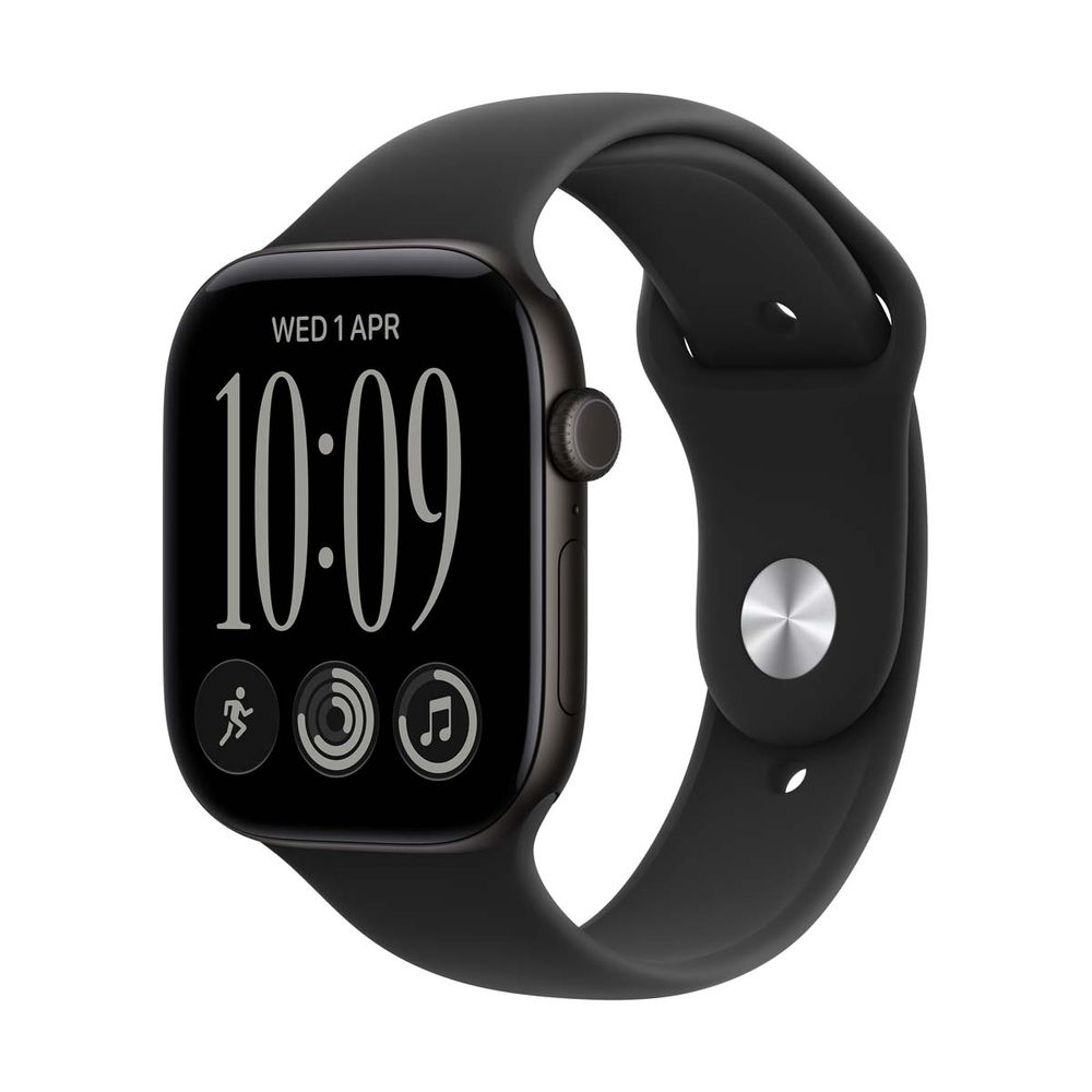 Apple Watch S12 GPS + Cellular 42mm Black Aluminium Case Black Sport Band S/M