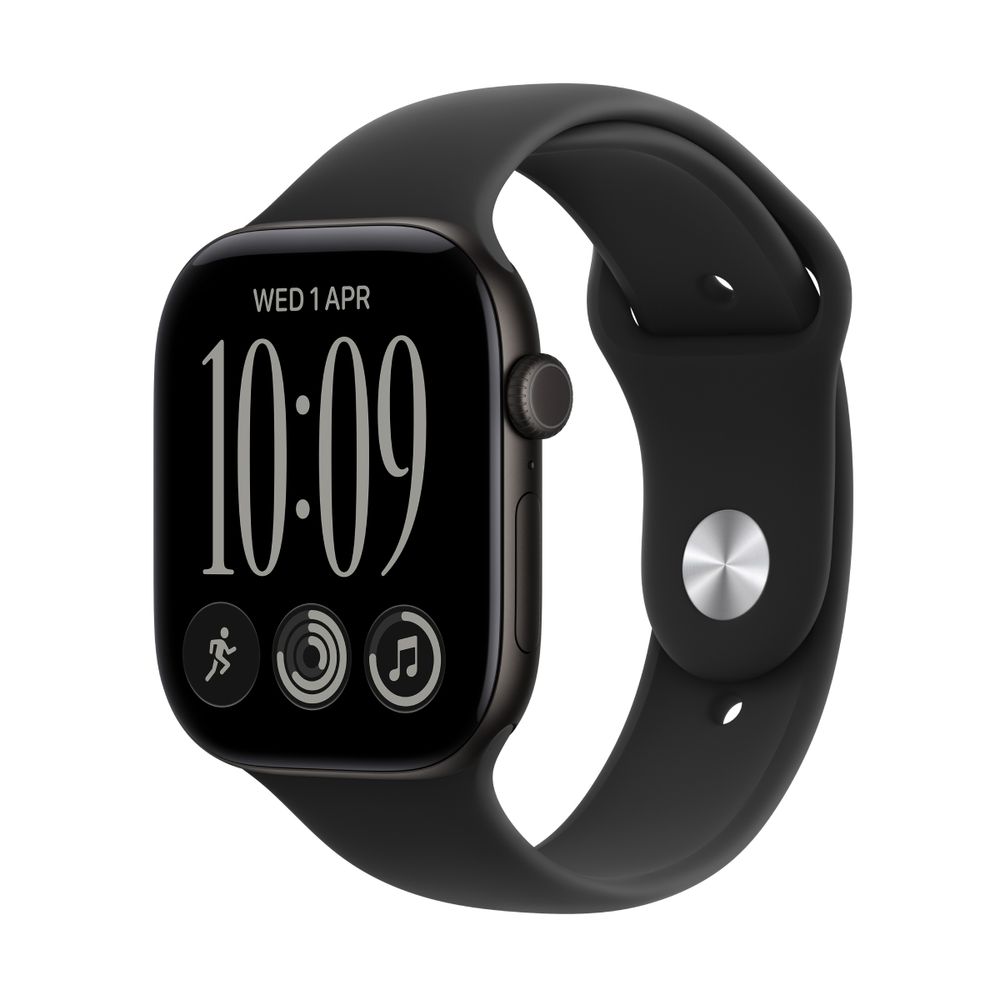 Apple Watch S12 GPS + Cellular 46mm Black Aluminium Case Black Sport Band M/L