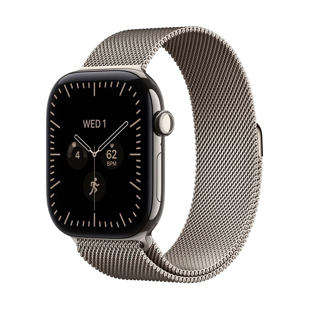 Apple Watch S12 GPS + Cellular 42mm Natural Titanium Case Natural Milanese Loop