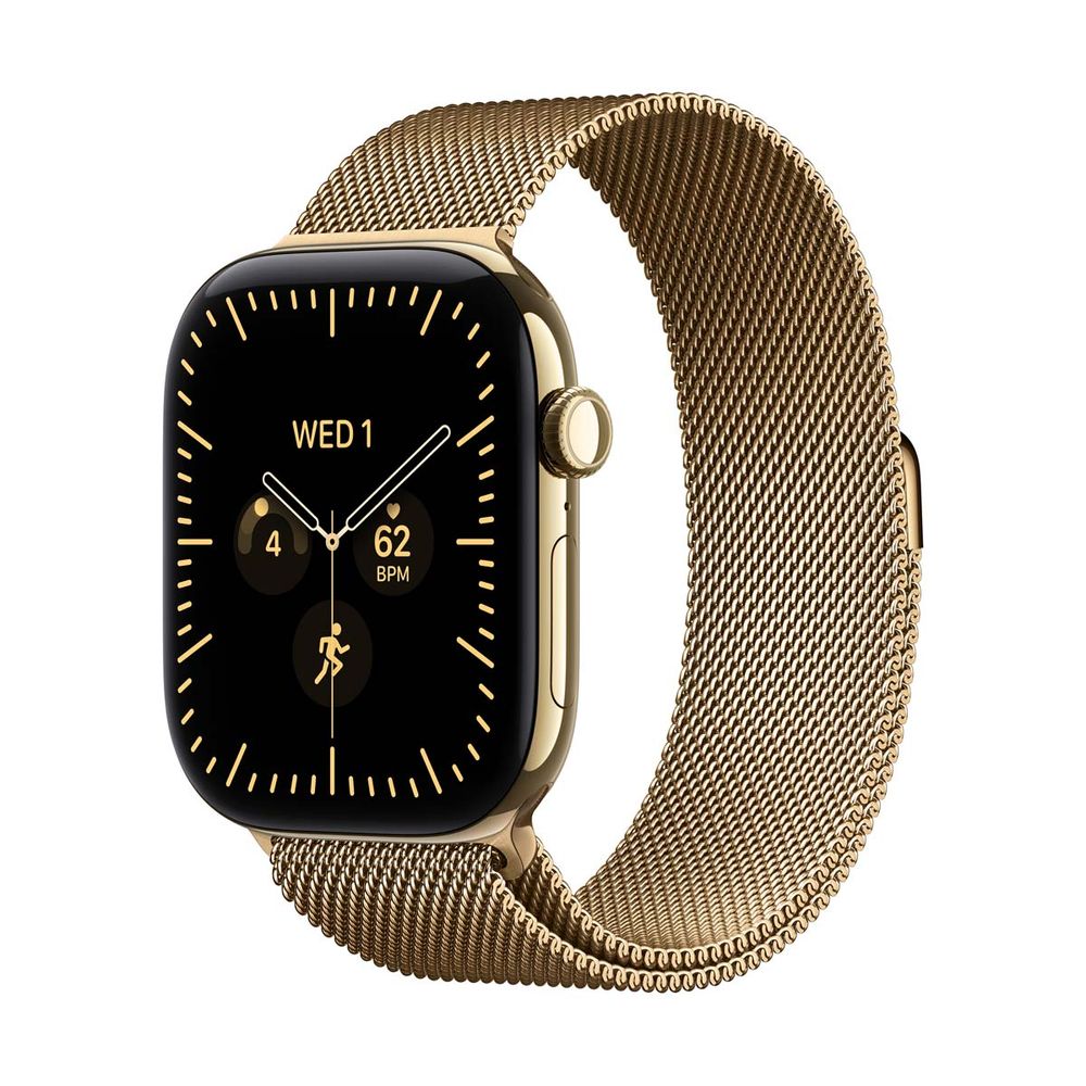 Apple Watch S12 GPS + Cellular 42mm Radiant Gold Titanium Case Radiant Gold Milanese Loop