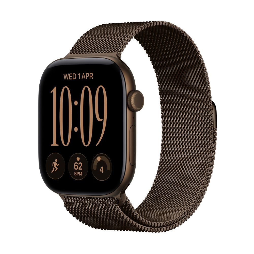 Apple Watch S12 GPS 46mm Dark Bronze Aluminium Case Dark Bronze Milanese Loop S/M