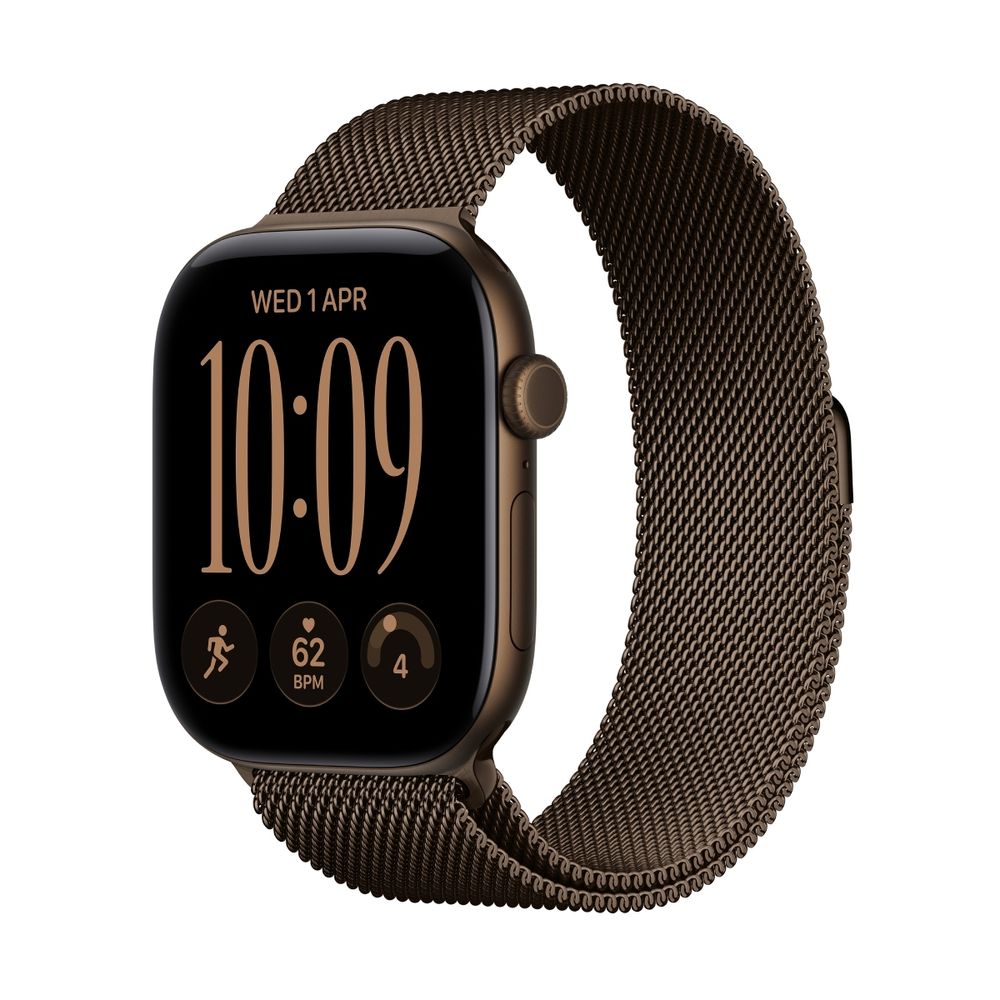 Apple Watch S12 GPS + Cellular 46mm Dark Bronze Aluminium Case Dark Bronze Milanese Loop S/M