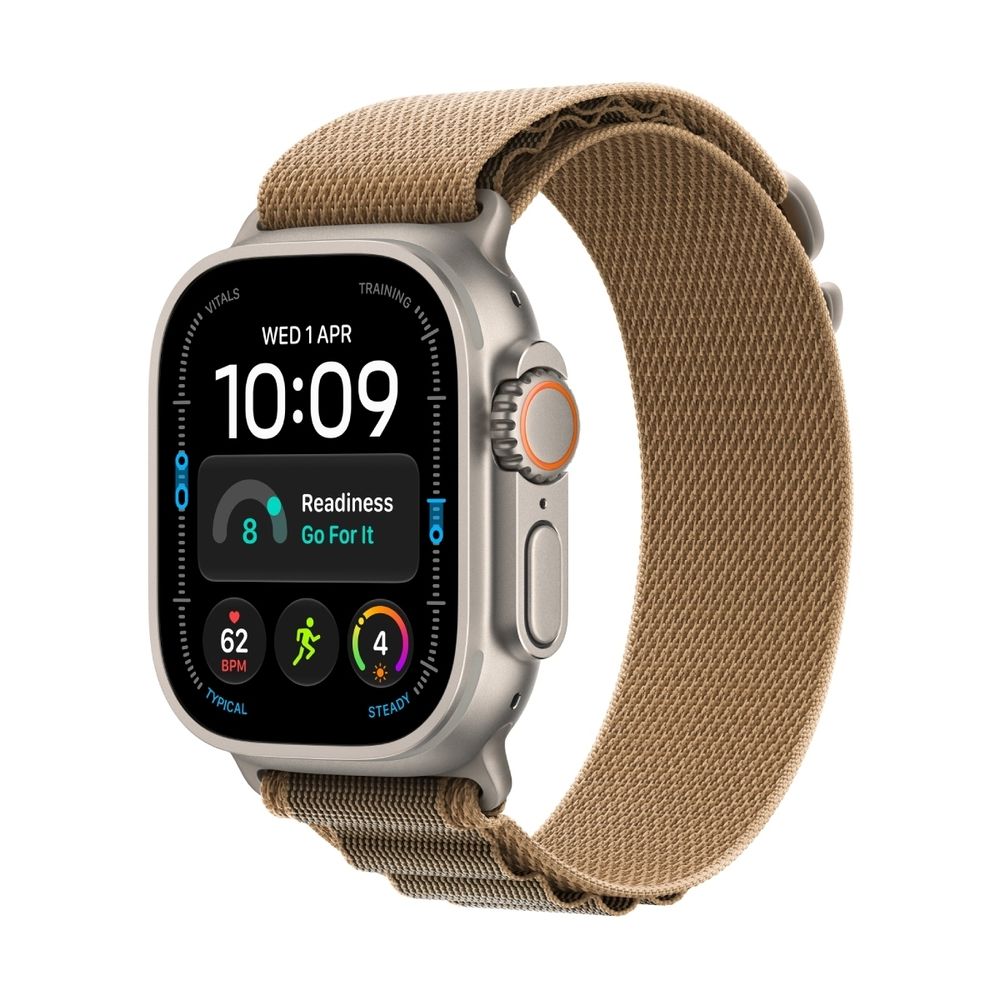 Apple Watch Ultra 4 GPS + Cellular 49mm Natural Titanium Case Desert Alpine Loop Medium