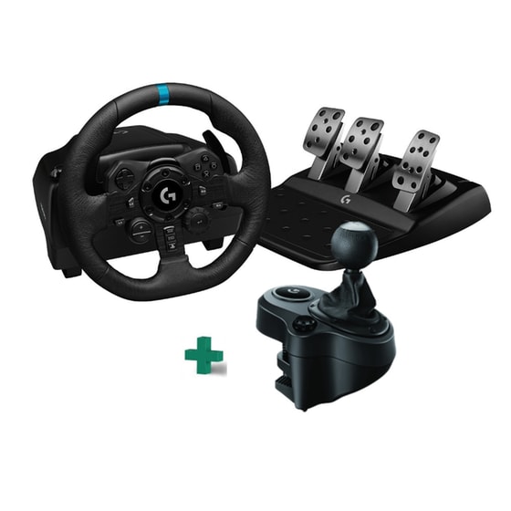 LOGITECH Gaming Set G923 PS5/PS4/PC Driving Wheel & Driving Force Shifter