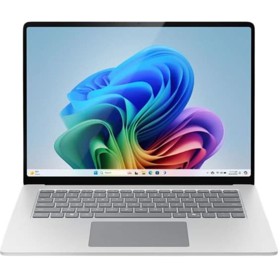 Microsoft Surface Copilot+ PC 15" (Snapdragon X Elite/16GB/256GB SSD/Qualcomm Adreno/Win11Home) Platinum Laptop